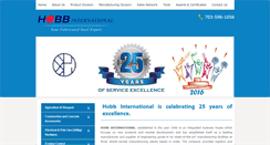 Desktop Screenshot of hobbinternational.com
